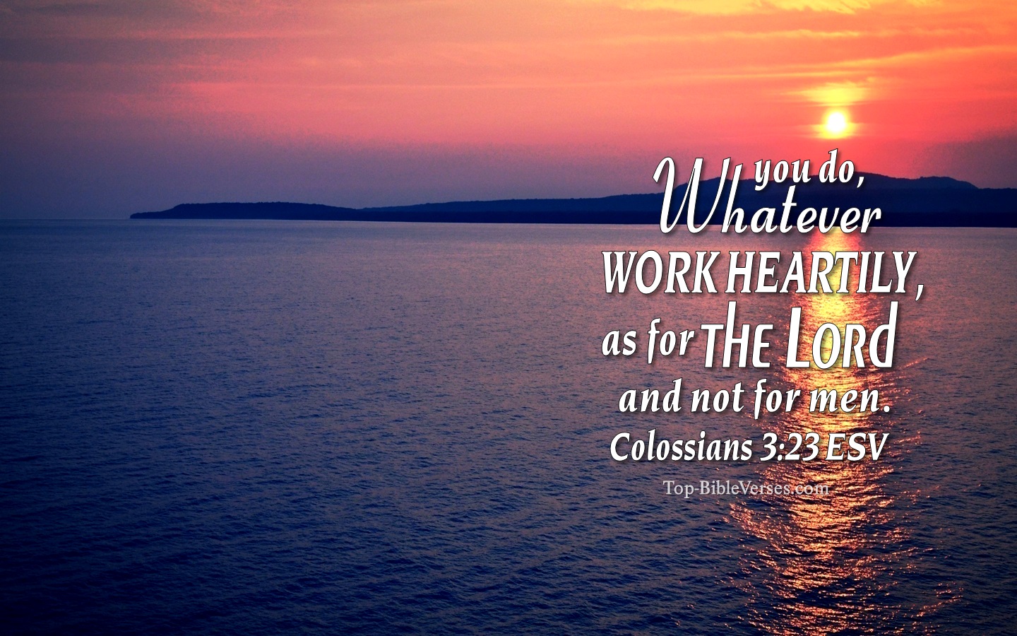 Colossians 3:23 ESV Christian Bible Verse Desktop Wallpaper. Top-BibleVerses.com