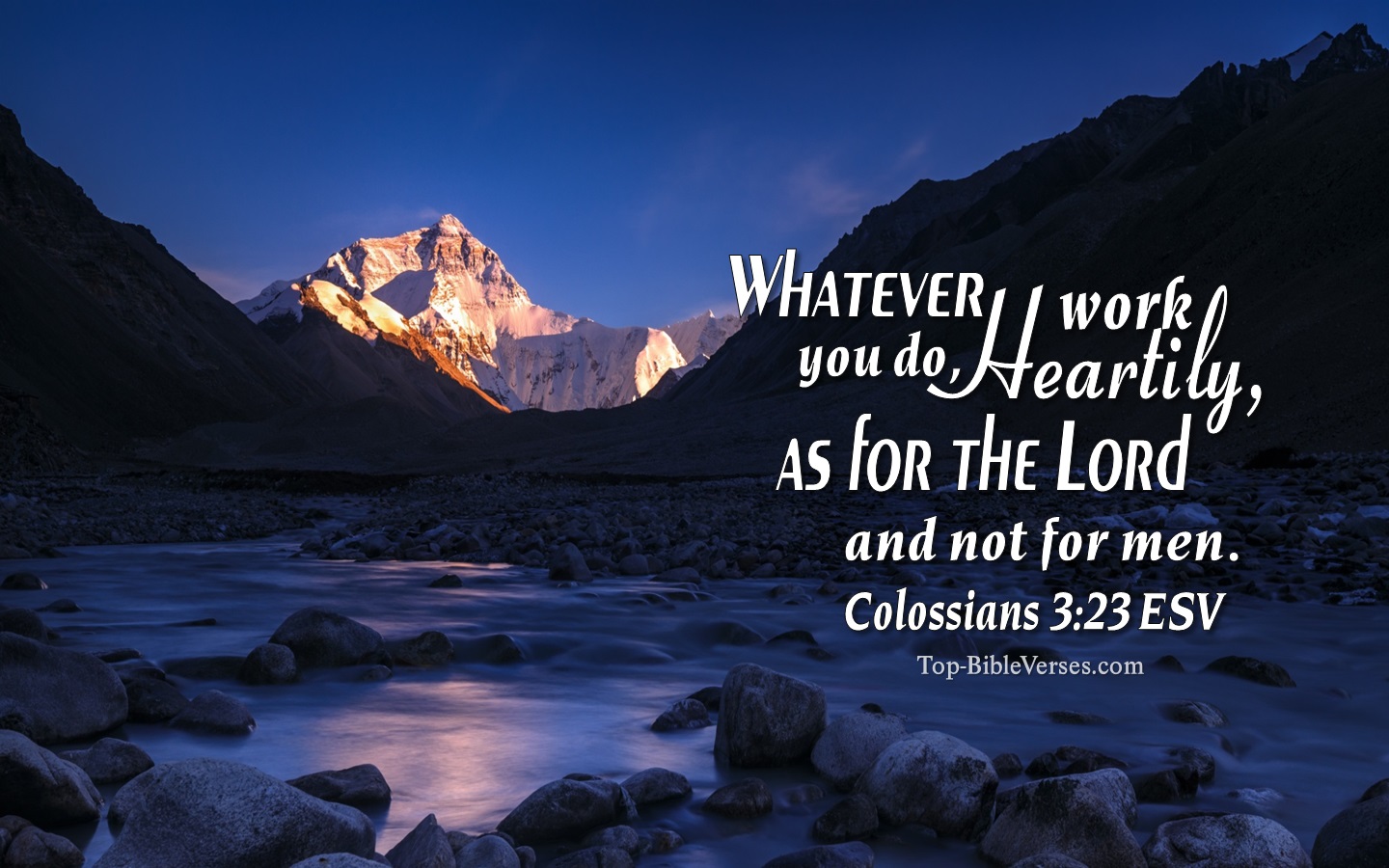 Colossians 3:23 ESV Christian Bible Verse Desktop Wallpaper. Top-BibleVerses.com