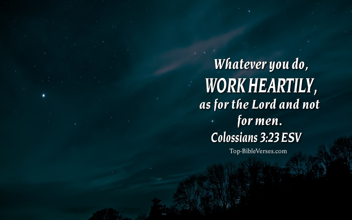 Colossians 3:23 ESV Christian Bible Verse Desktop Wallpaper. Top-BibleVerses.com