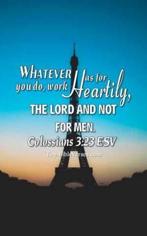 Colossians 3:23 ESV Christian Bible Verse Mobile Wallpaper. Top-BibleVerses.com