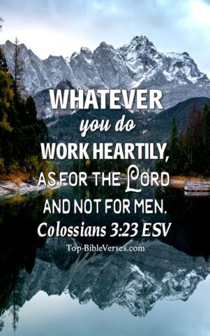 Colossians 3:23 ESV Christian Bible Verse Mobile Wallpaper. Top-BibleVerses.com