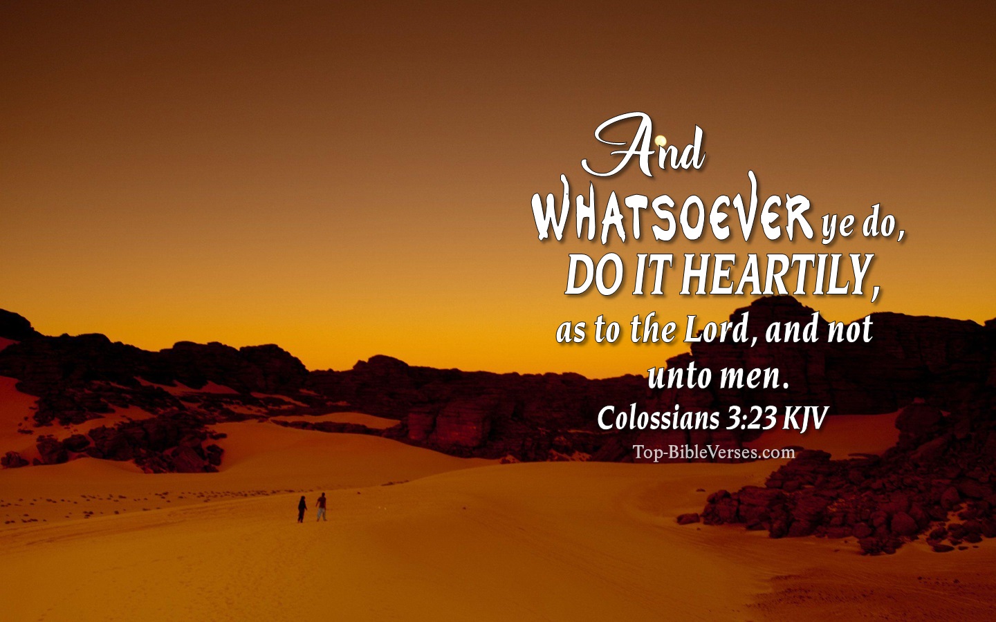 Colossians 3:23 KJV Christian Bible Verse Desktop Wallpaper. Top-BibleVerses.com