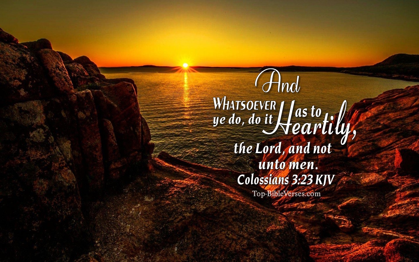 Colossians 3:23 KJV Christian Bible Verse Desktop Wallpaper. Top-BibleVerses.com