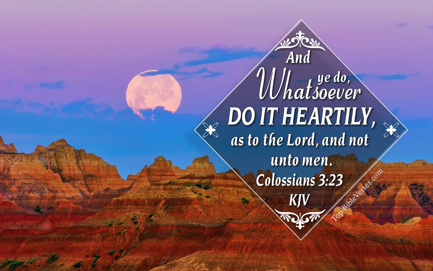 Colossians 3:23 KJV Christian Bible Verse Desktop Wallpaper. Top-BibleVerses.com