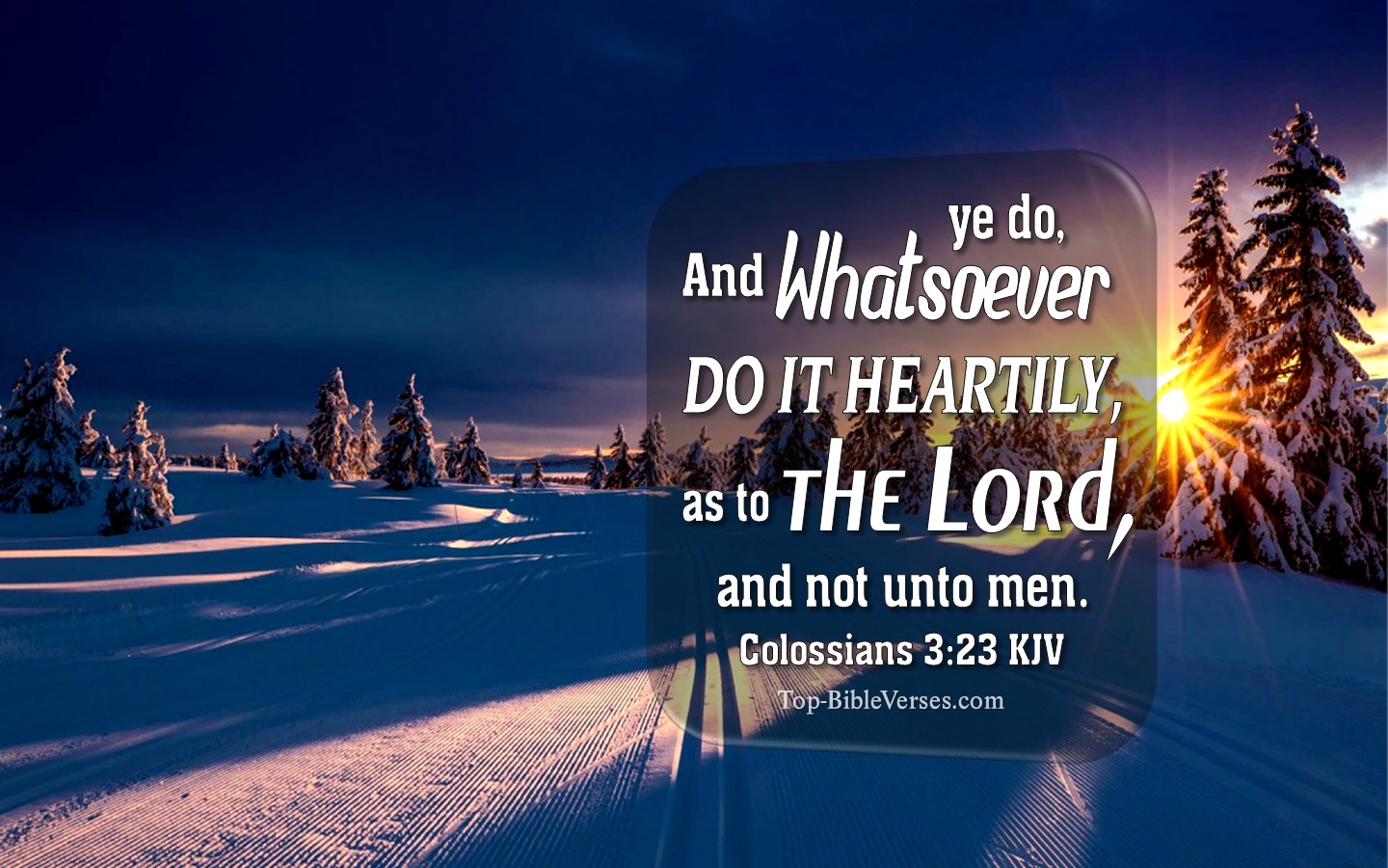 Colossians 3:23 KJV Christian Bible Verse Desktop Wallpaper. Top-BibleVerses.com