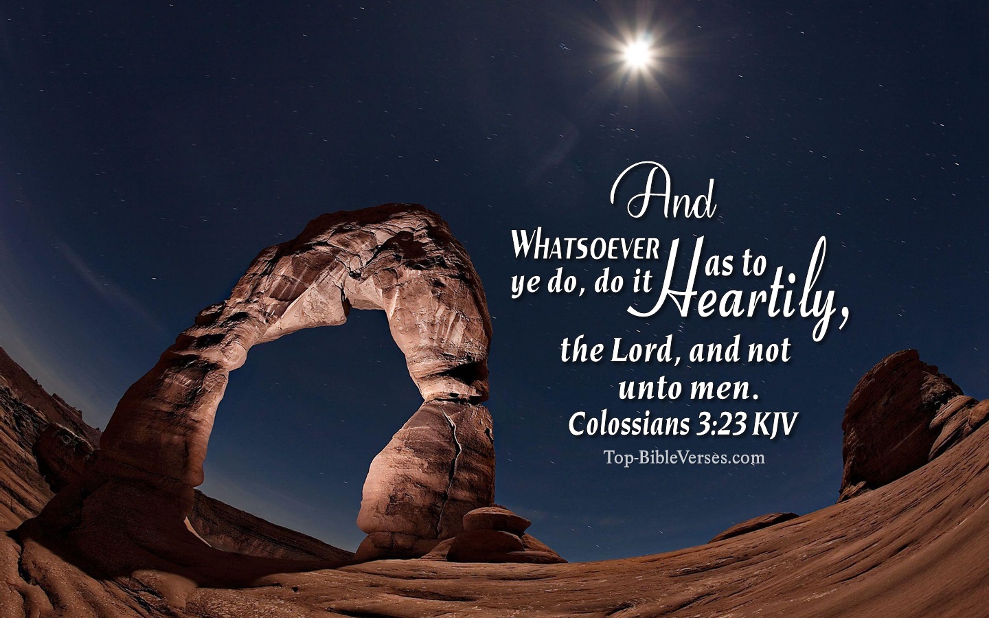 Colossians 3:23 KJV Christian Bible Verse Desktop Wallpaper. Top-BibleVerses.com
