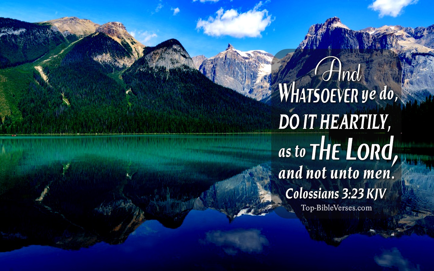 Colossians 3:23 KJV Christian Bible Verse Desktop Wallpaper. Top-BibleVerses.com