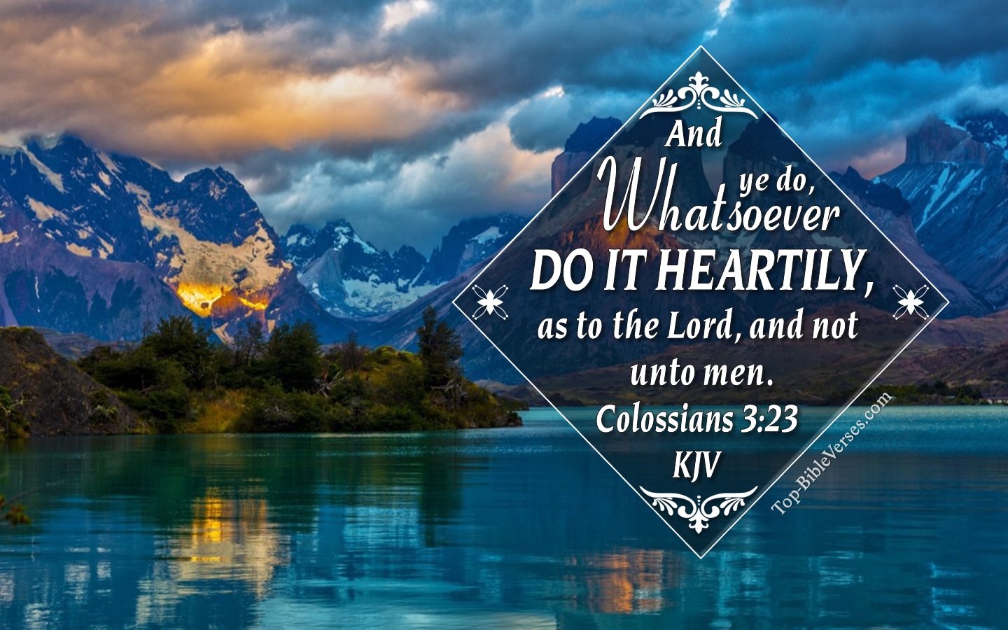 Colossians 3:23 KJV Christian Bible Verse Desktop Wallpaper. Top-BibleVerses.com