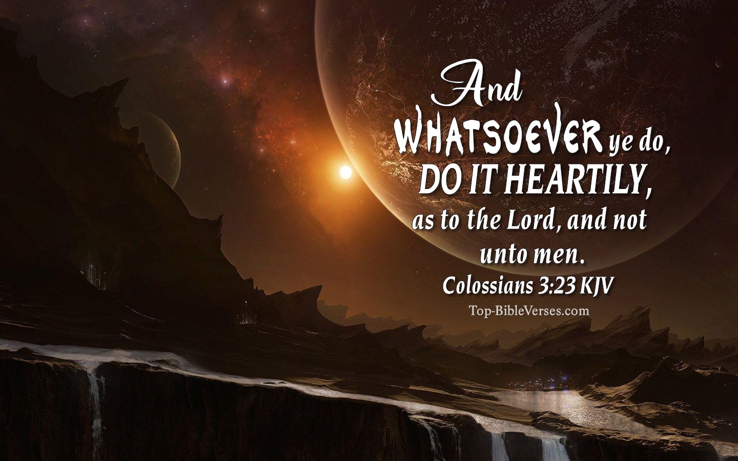 Colossians 3:23 KJV Christian Bible Verse Desktop Wallpaper. Top-BibleVerses.com