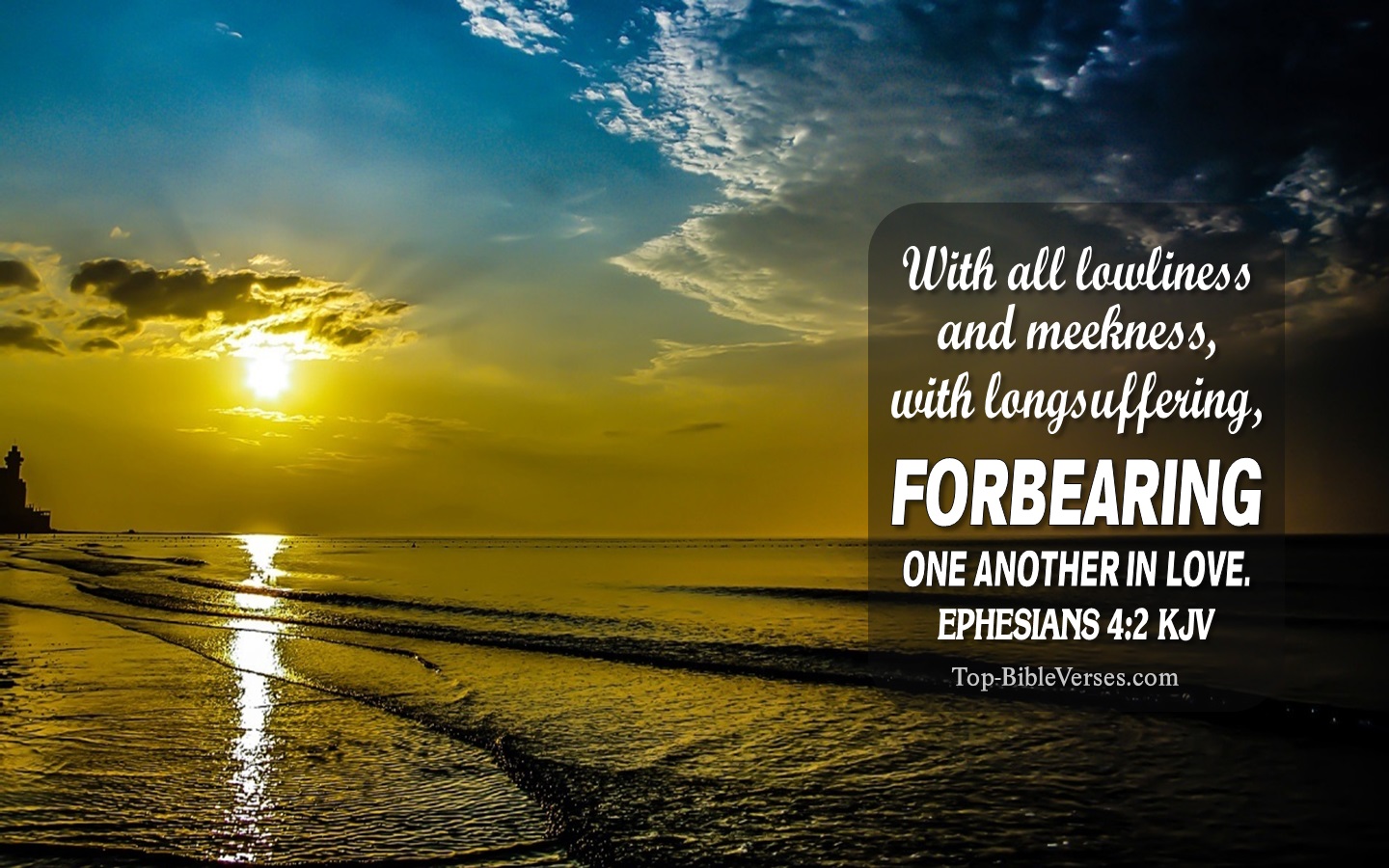 Ephesians 4:2 KJV Christian Bible Verse Desktop Wallpaper. Top-BibleVerses.com