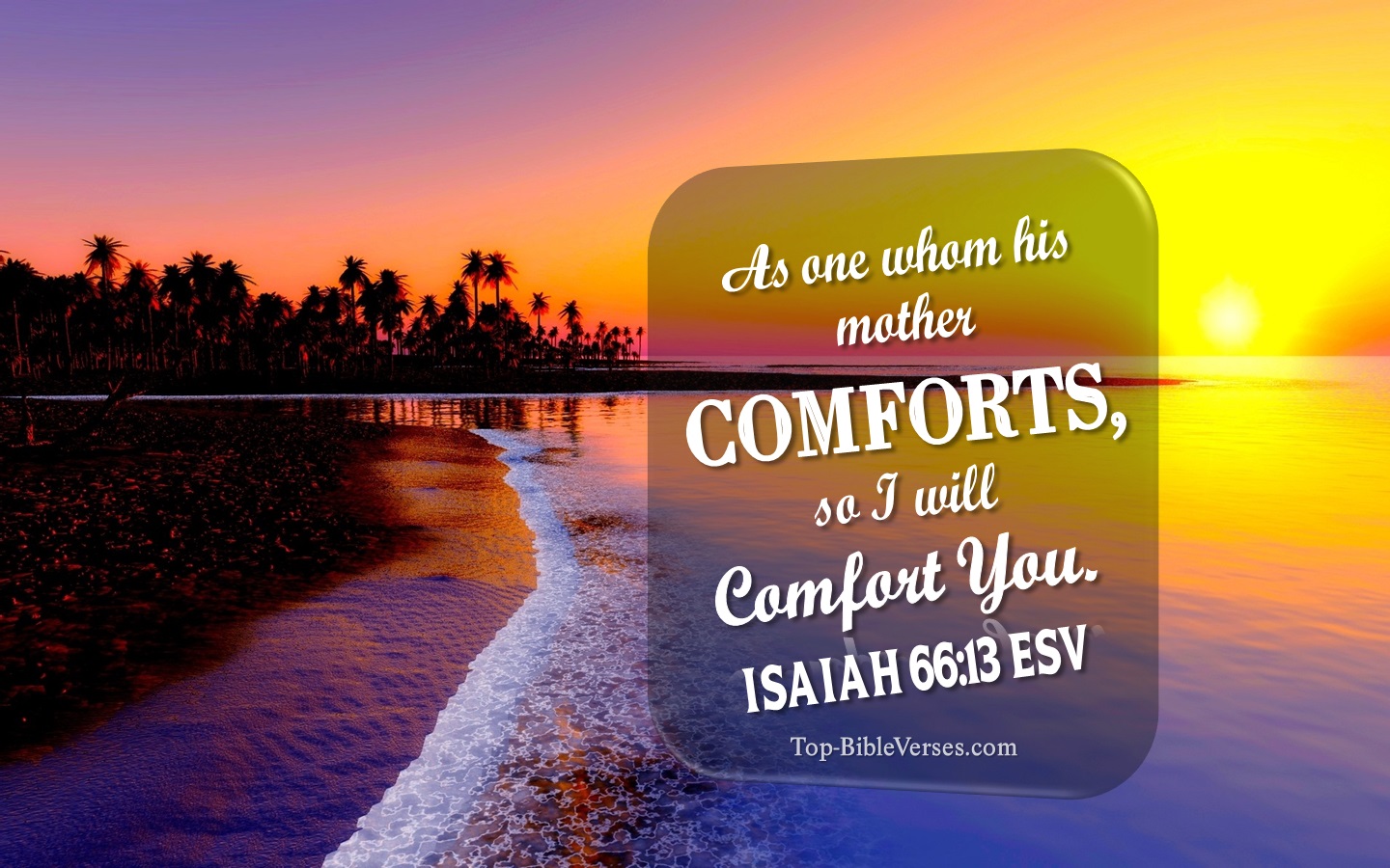 Isaiah 66:13 ESV Christian Bible Verse Desktop Wallpaper. Top-BibleVerses.com