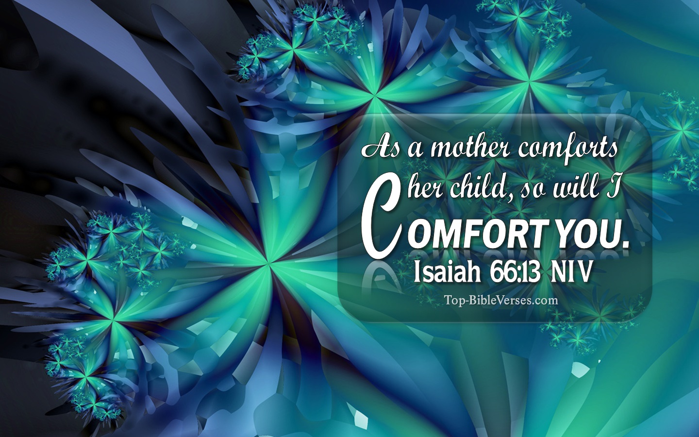 Isaiah 66:13 NIV Christian Bible Verse Desktop Wallpaper. Top-BibleVerses.com