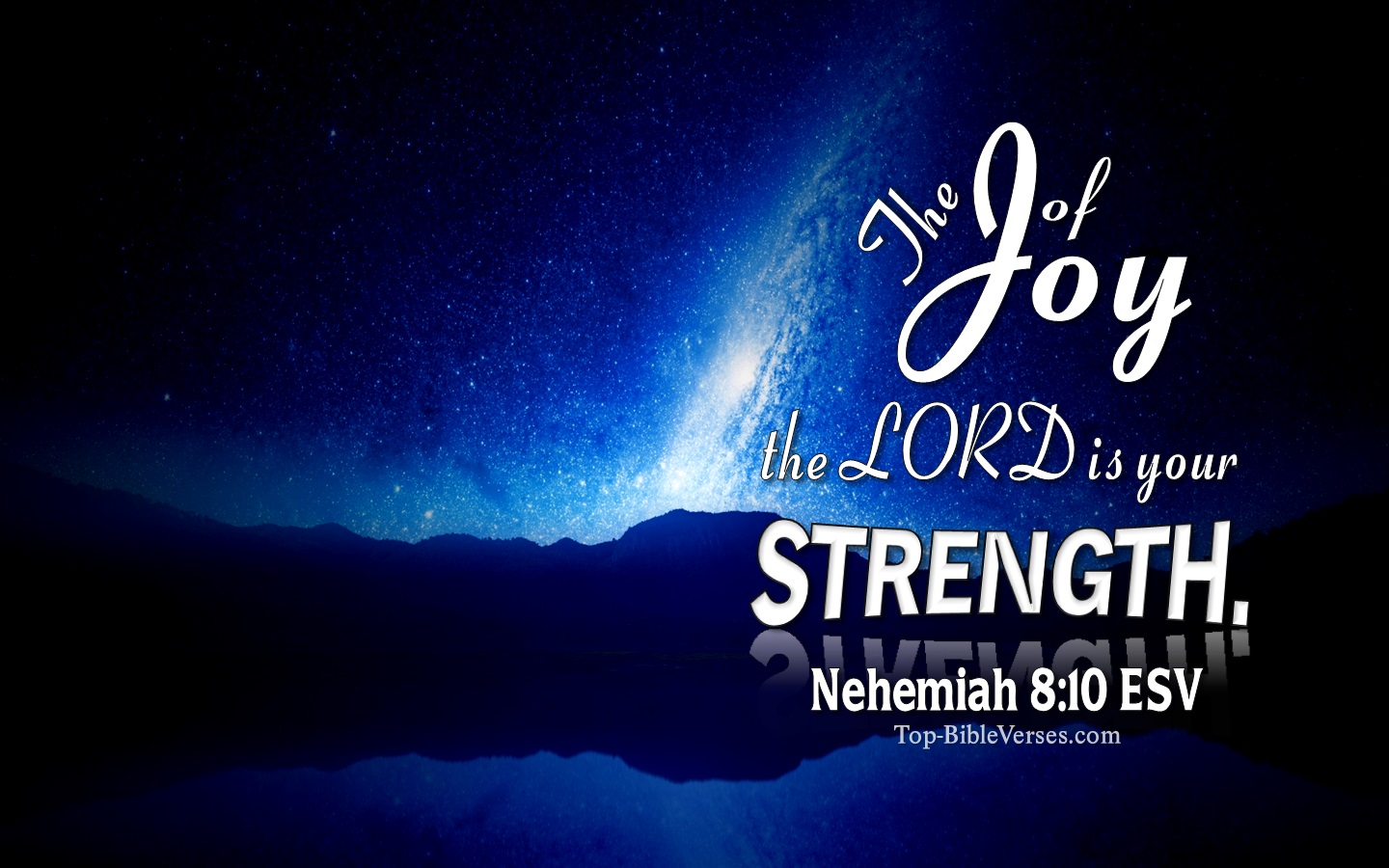 Nehemiah 8:10 ESV Christian Bible Verse Desktop Wallpaper. Top-BibleVerses.com