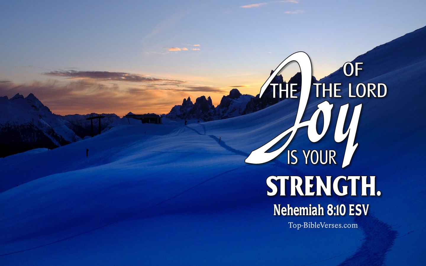 Nehemiah 8:10 ESV Christian Bible Verse Desktop Wallpaper. Top-BibleVerses.com
