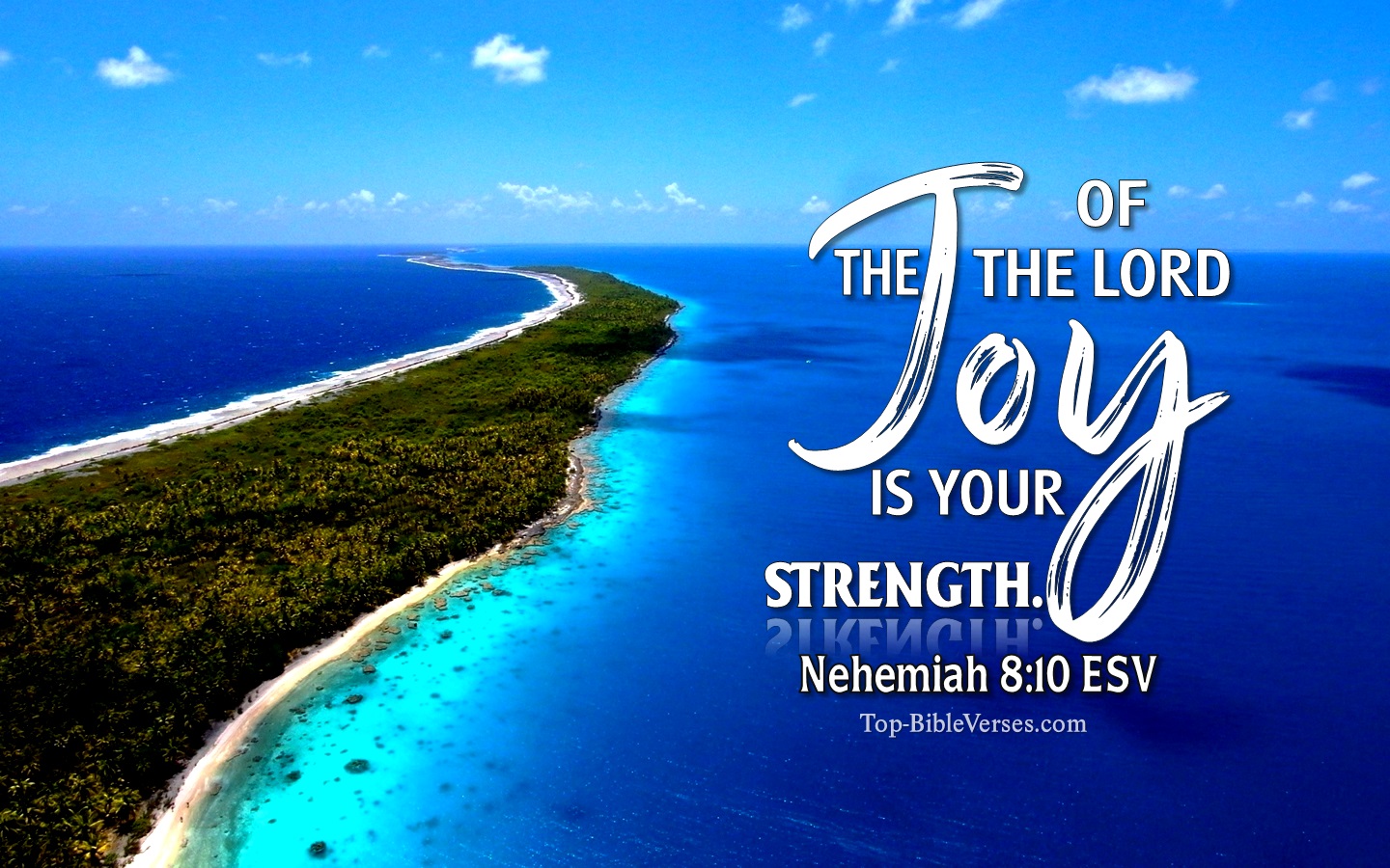 Nehemiah 8:10 ESV Christian Bible Verse Desktop Wallpaper. Top-BibleVerses.com