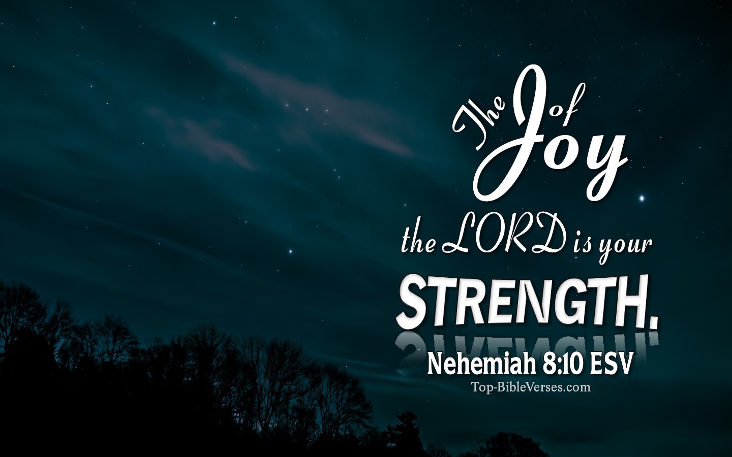 Nehemiah 8:10 ESV Christian Bible Verse Desktop Wallpaper. Top-BibleVerses.com