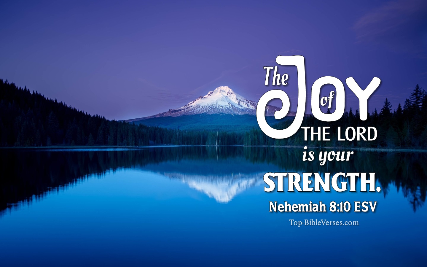 Nehemiah 8:10 ESV Christian Bible Verse Desktop Wallpaper. Top-BibleVerses.com