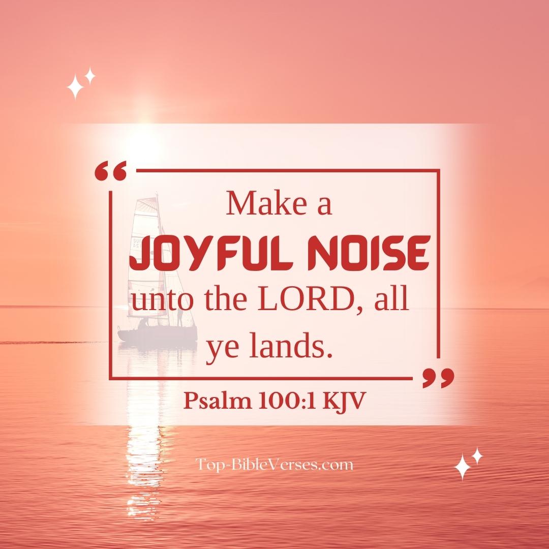 Psalm 100-1 KJV DP Images