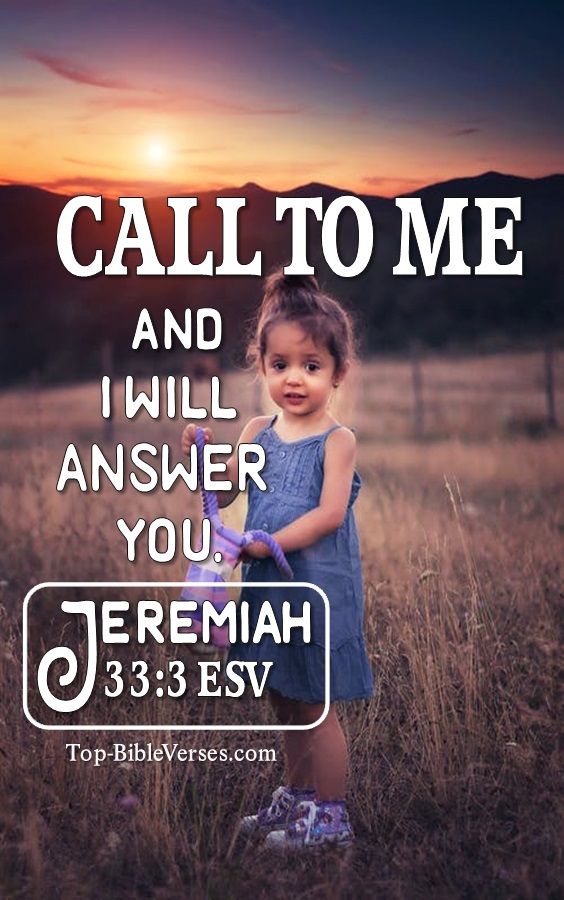 Jeremiah 33:3 Call to me and I will answer you Bible Verse Wallpaper.