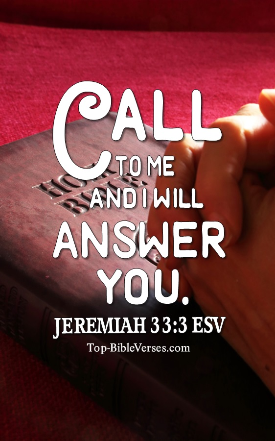 Jeremiah 33:3 Call to me and I will answer you Bible Verse Wallpaper.