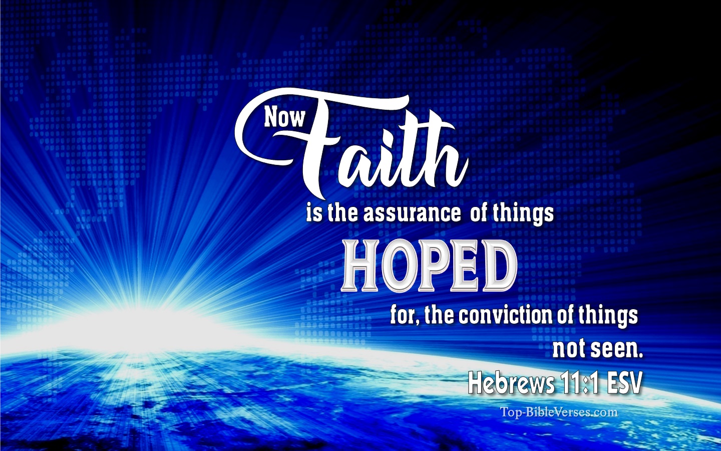 Hebrews 11:1 ESV Christian Desktop HD-Wallpapers | Backgrounds