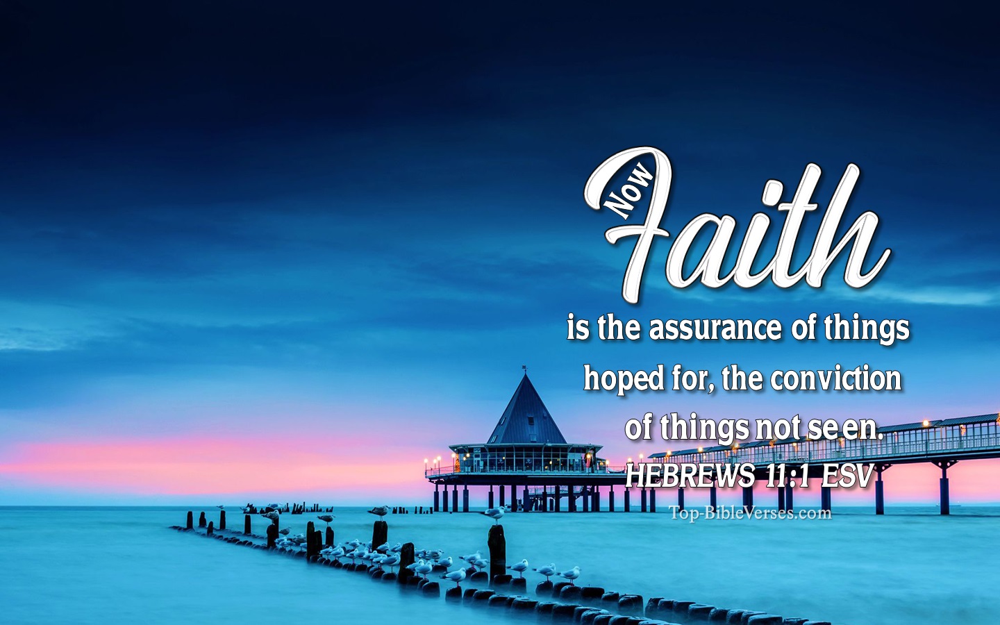 Hebrews 11:1 ESV Christian Bible Verse Desktop Wallpaper. Top-BibleVerses.com