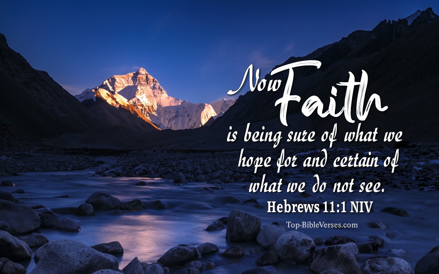 Hebrews 11:1 NIV Bible Verse Background | Christian HD-Wallpapers