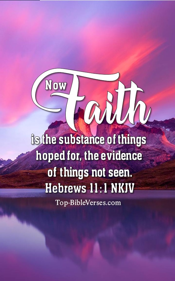 Hebrews 11:1 NKJV Bible Verse Mobile HD-Wallpapers | Backgrounds