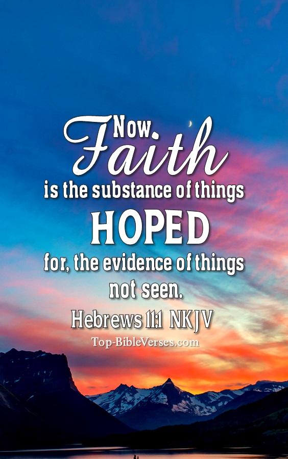 Hebrews 11:1 NKJV Bible Verse Mobile HD-Wallpapers | Backgrounds