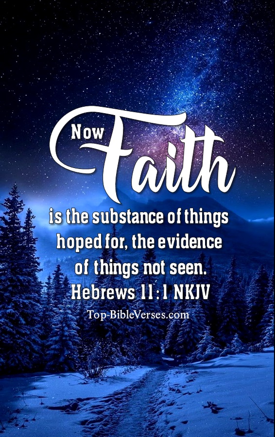 Hebrews 11:1 NKJV Bible Verse Mobile HD-Wallpapers | Backgrounds