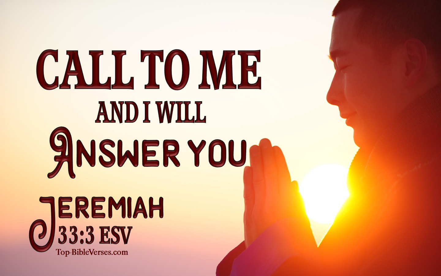 Jeremiah 33:3 ESV Inspirational Bible Verse Images. Top-BibleVerses.com