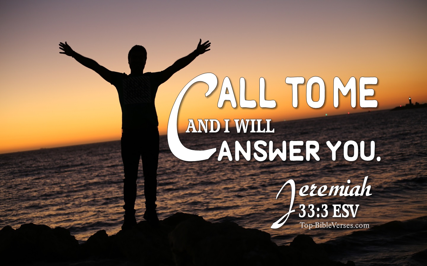 Jeremiah 33:3 ESV Inspirational Bible Verse Images. Top-BibleVerses.com