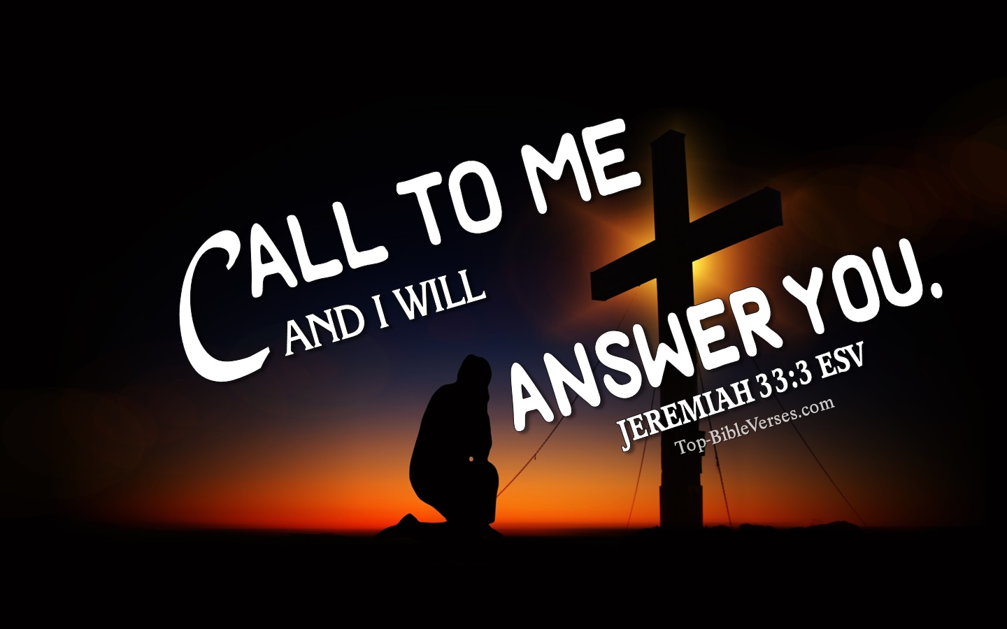 Jeremiah 33:3 ESV Inspirational Bible Verse Images. Top-BibleVerses.com