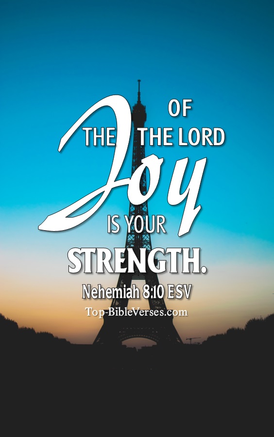 Nehemiah 8:10 ESV Christian Bible Verse Mobile Wallpaper. Top-BibleVerses.com