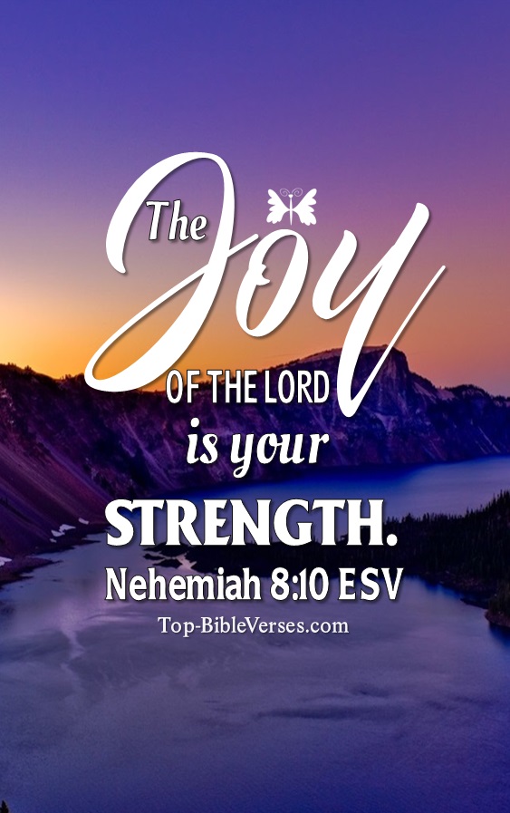 Nehemiah 8:10 ESV Christian Bible Verse Mobile Wallpaper. Top-BibleVerses.com
