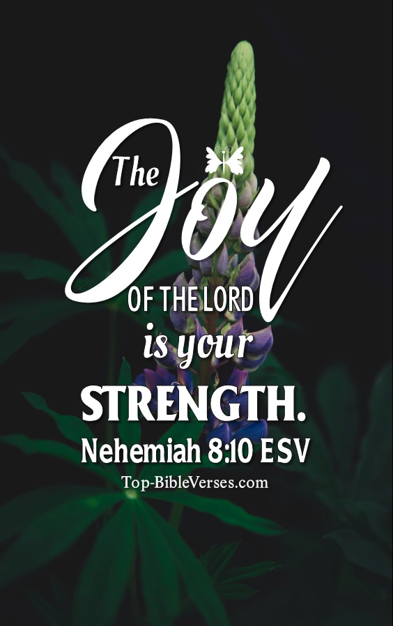 Nehemiah 8:10 ESV Christian Bible Verse Mobile Wallpaper. Top-BibleVerses.com