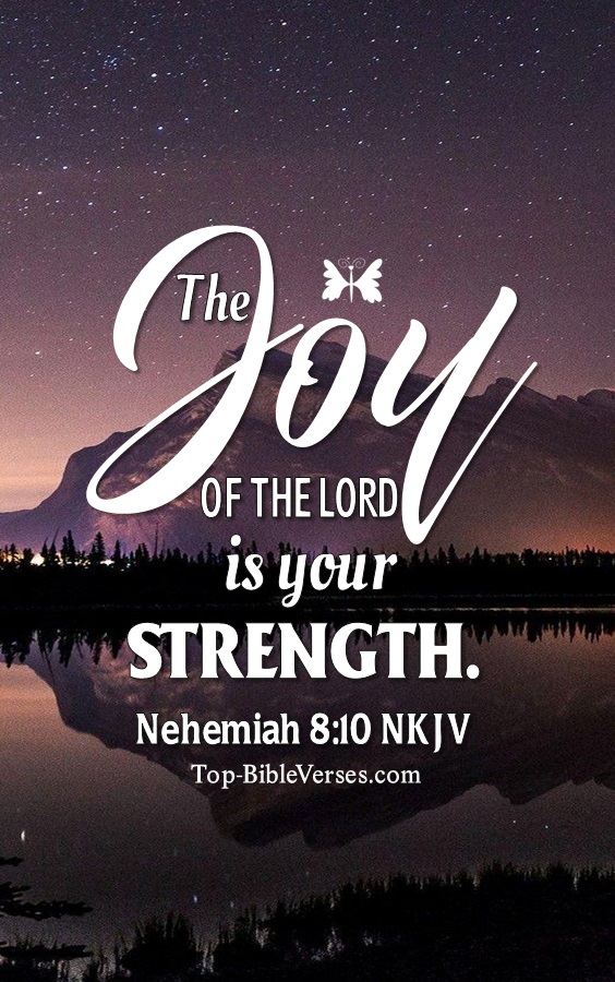 Nehemiah 8:10 NKJV Christian Bible Verse Mobile Wallpaper. Top-BibleVerses.com
