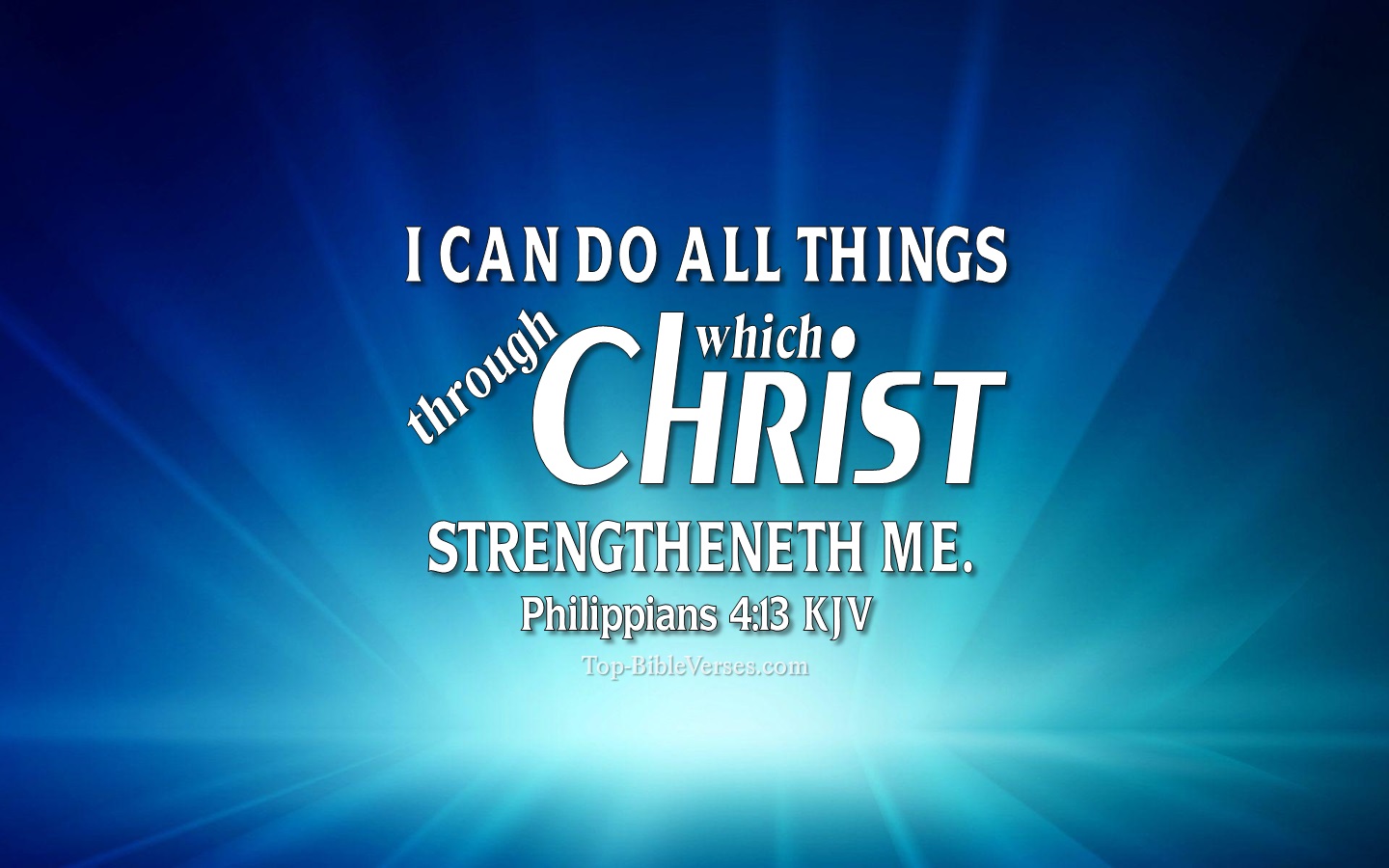 Philippians 4:13 KJV Christian Bible Verse Desktop Wallpaper. Top-BibleVerses.com
