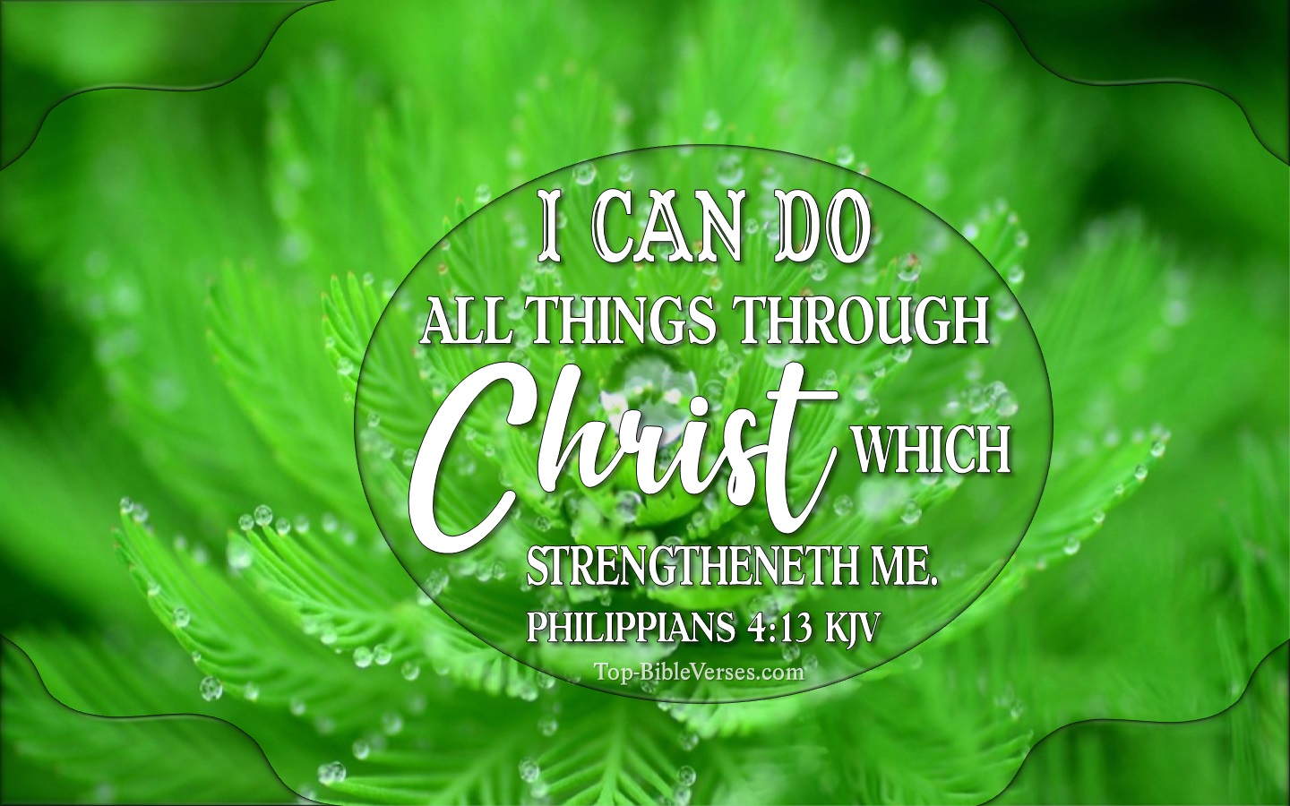 Philippians 4:13 KJV Christian Bible Verse Desktop Wallpaper. Top-BibleVerses.com