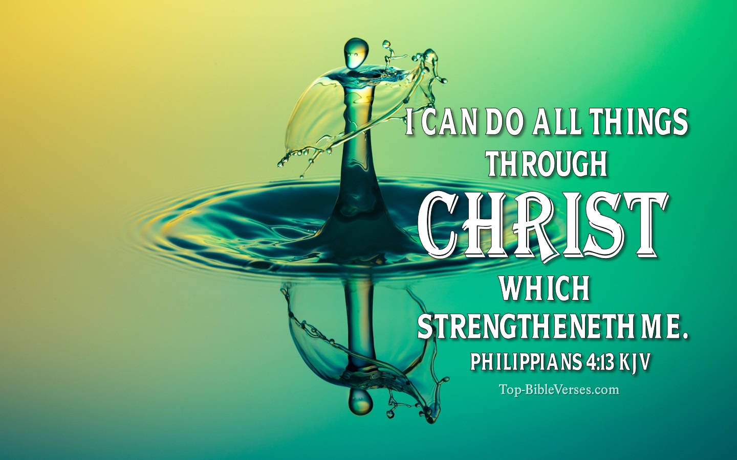 Philippians 4:13 KJV Christian Bible Verse Desktop Wallpaper. Top-BibleVerses.com