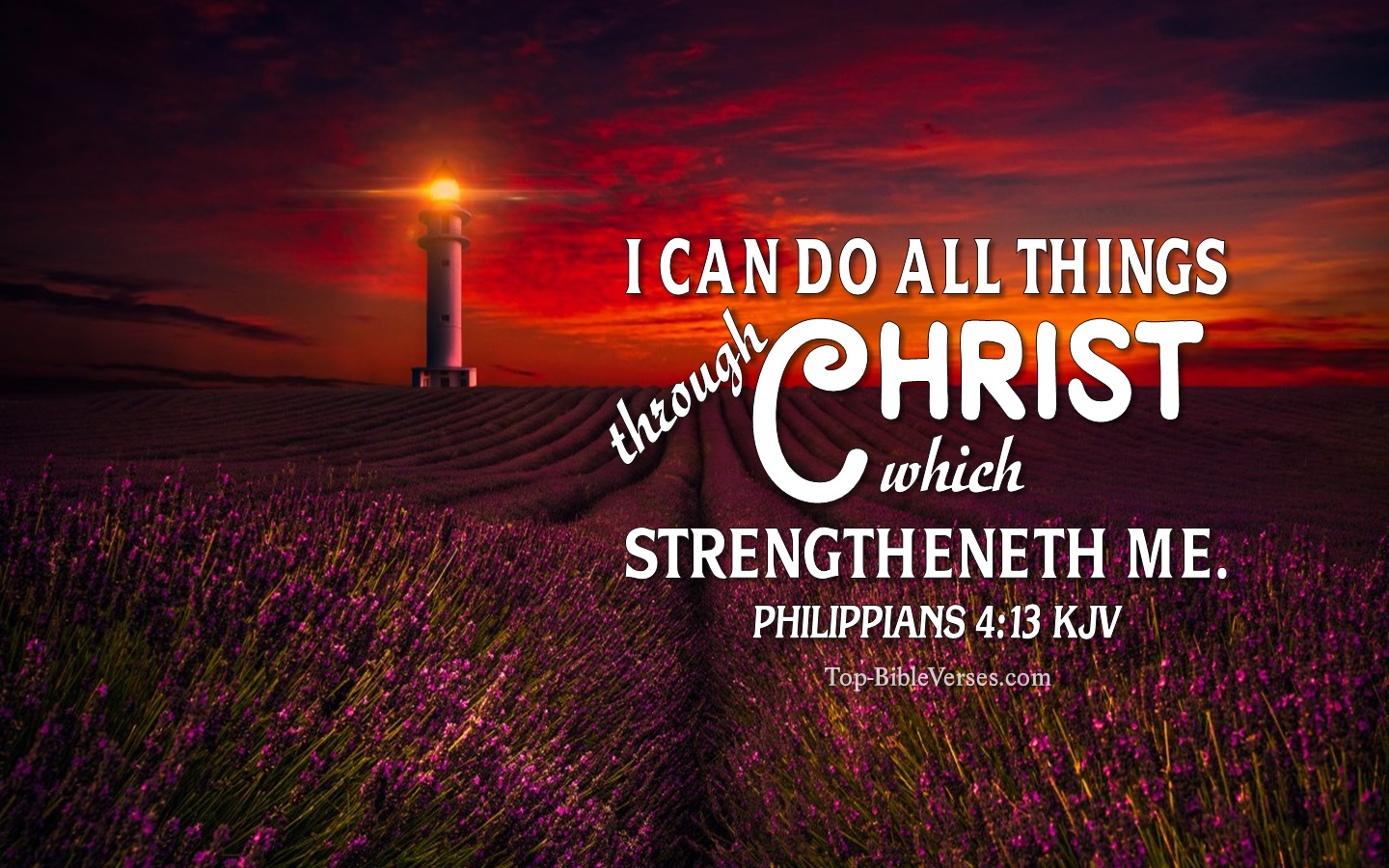 Philippians 4:13 KJV Christian Bible Verse Desktop Wallpaper. Top-BibleVerses.com