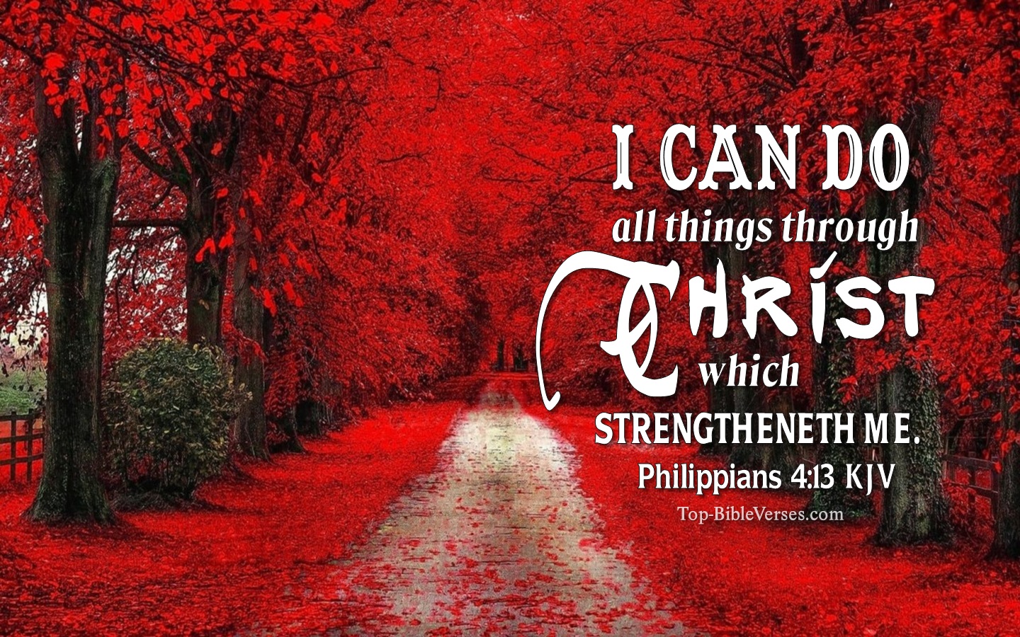Philippians 4:13 KJV Christian Bible Verse Desktop Wallpaper. Top-BibleVerses.com