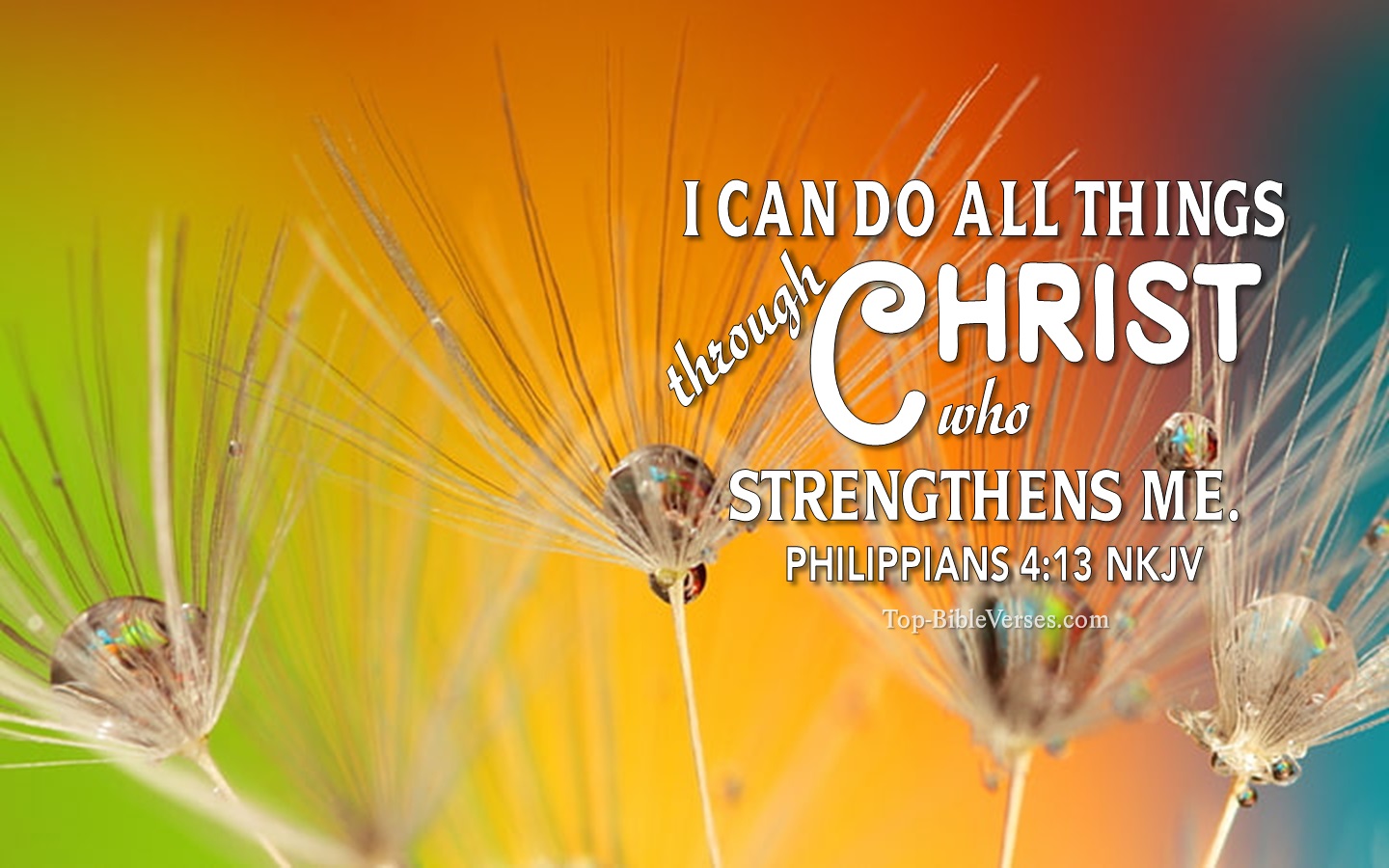 Philippians 4:13 NKJV Christian Bible Verse Desktop Wallpaper. Top-BibleVerses.com