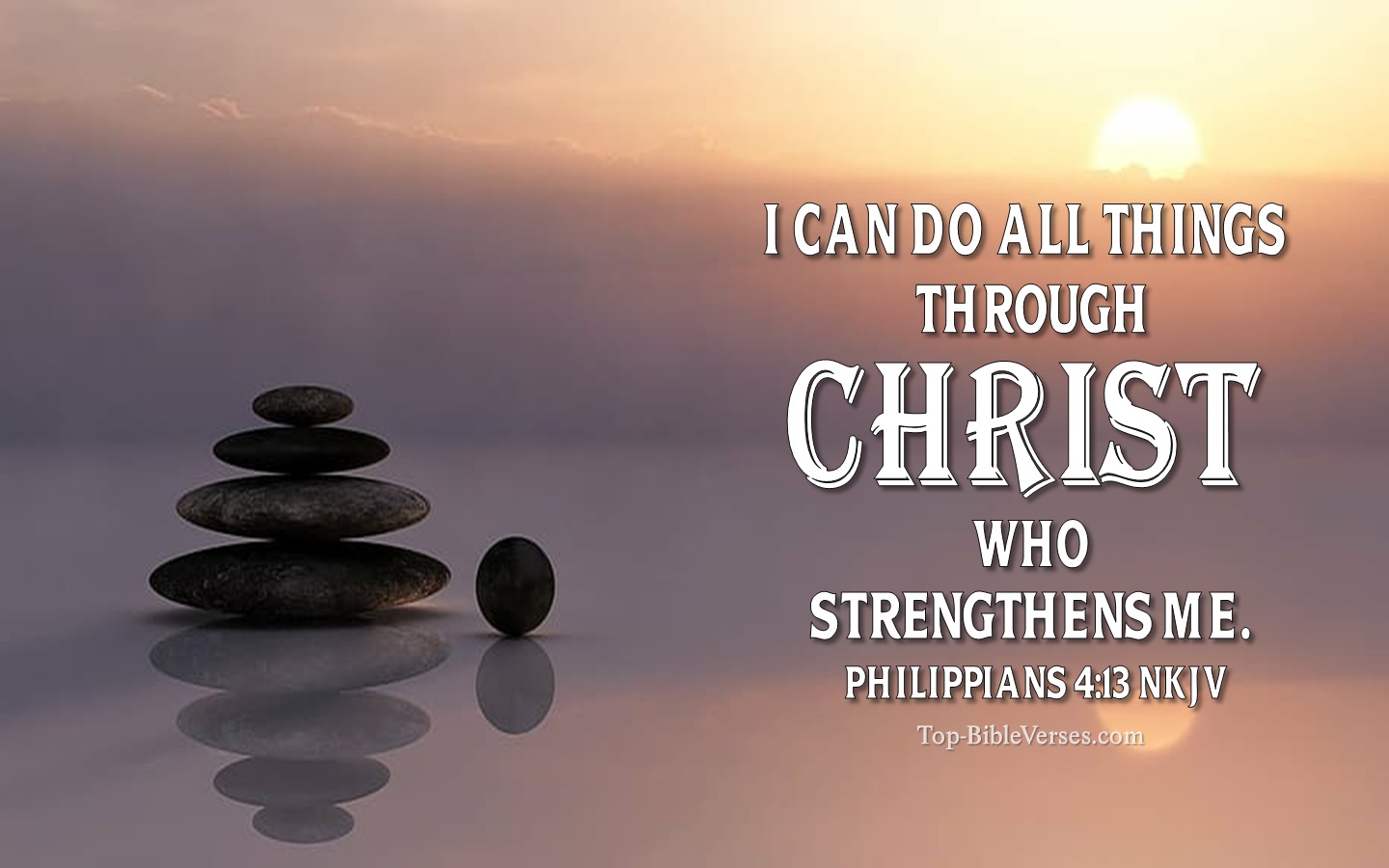 Philippians 4:13 NKJV Christian Bible Verse Desktop Wallpaper. Top-BibleVerses.com