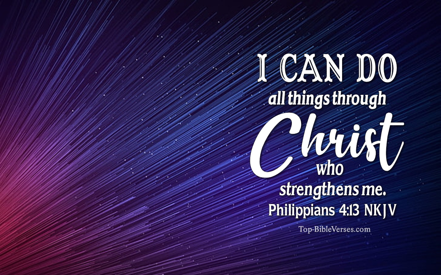 Philippians 4:13 NKJV Christian Bible Verse Desktop Wallpaper. Top-BibleVerses.com