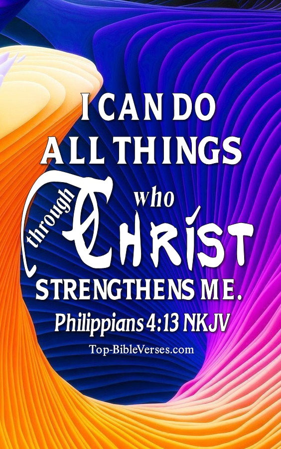Philippians 4:13 NKJV Christian Bible Verse Mobile Wallpaper. Top-BibleVerses.com