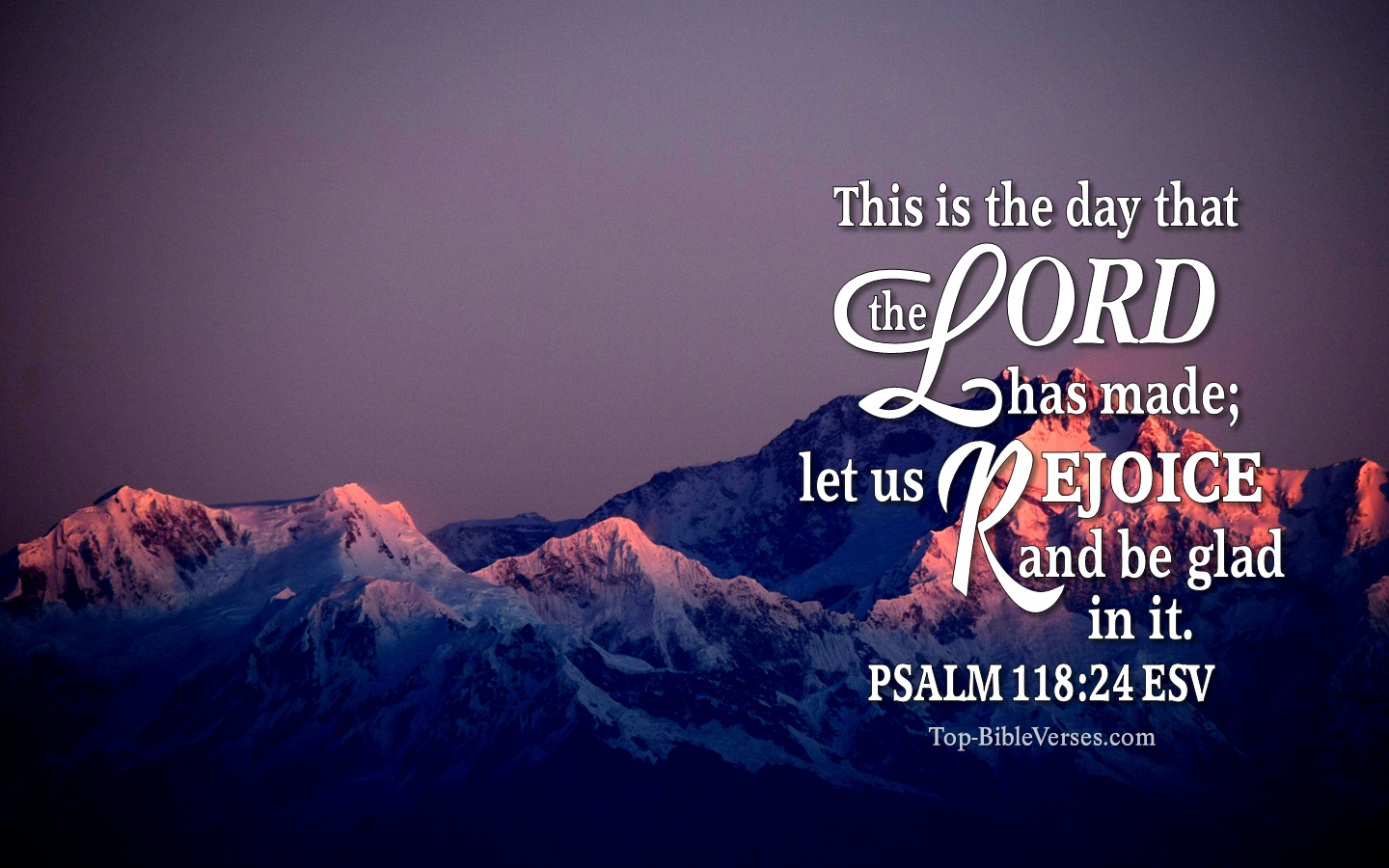 Psalm 118:24 ESV Christian Bible Verse Desktop Wallpaper. Top-BibleVerses.com