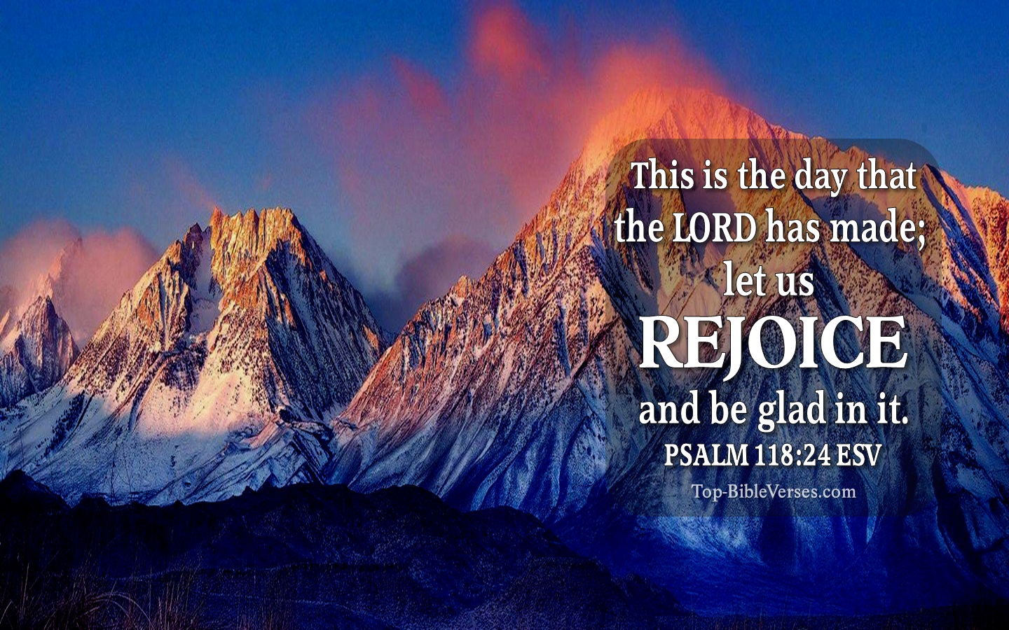 Psalm 118:24 ESV Christian Bible Verse Desktop Wallpaper. Top-BibleVerses.com