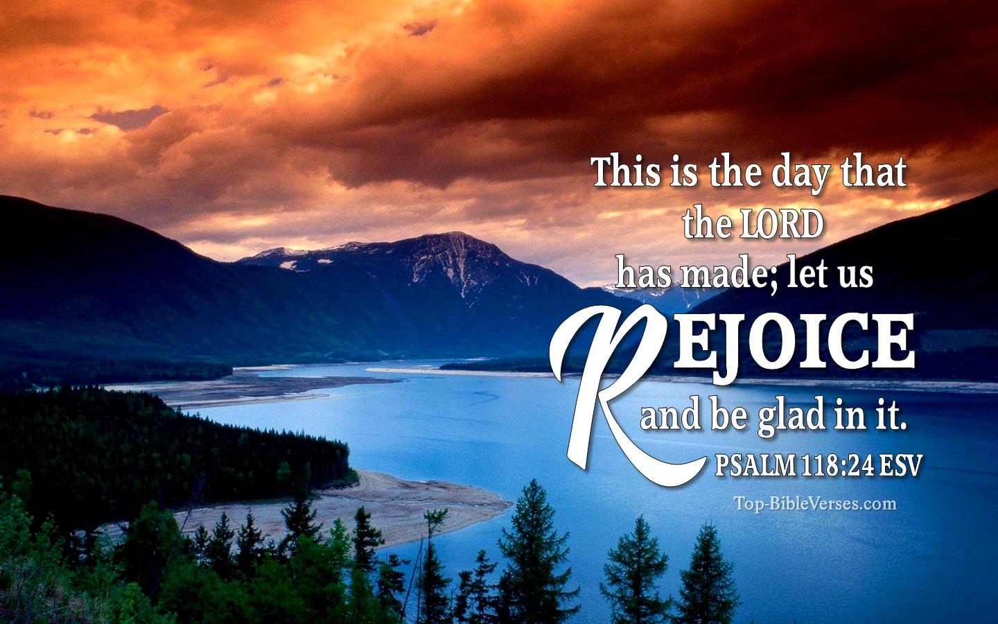 Psalm 118:24 ESV Christian Bible Verse Desktop Wallpaper. Top-BibleVerses.com