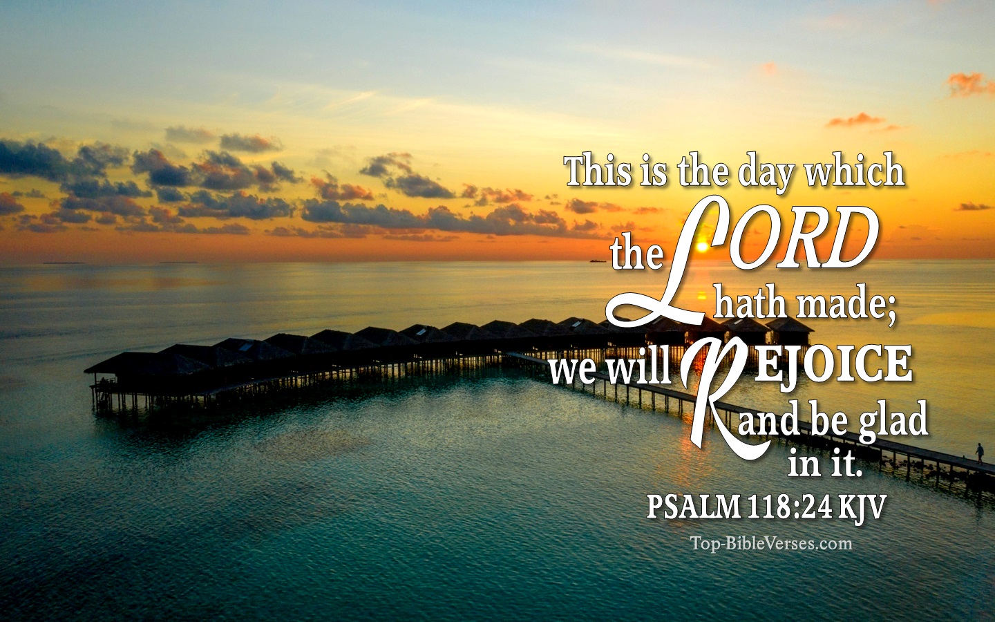 Psalm 118:24 KJV Christian Bible Verse Desktop Wallpaper. Top-BibleVerses.com